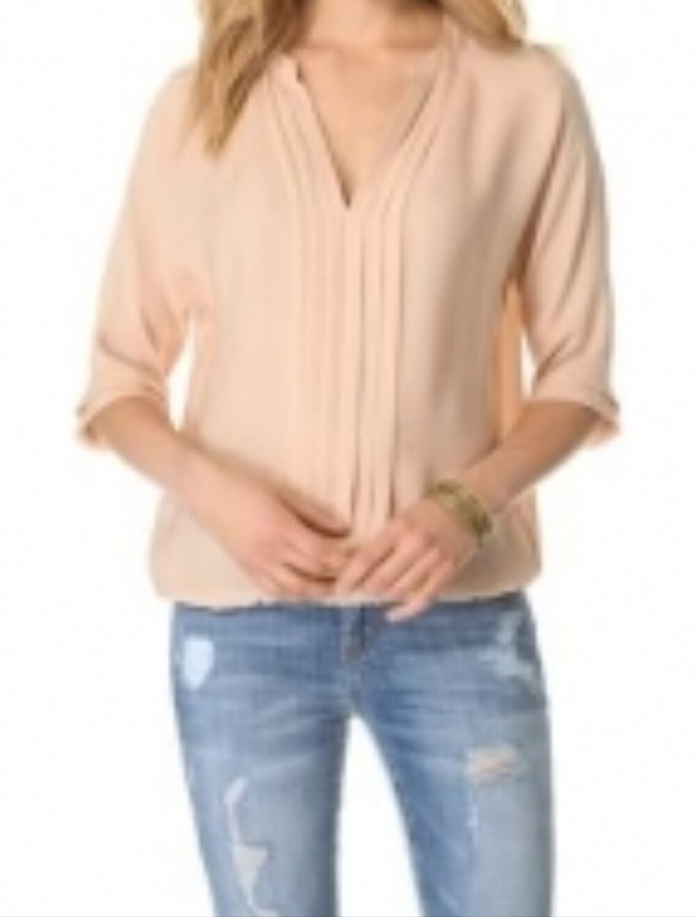 NWT. Joie Marru Dusty Pink Sand Top